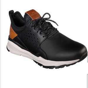 👊Skechers Relven Hemson Men's Leather Sneakers